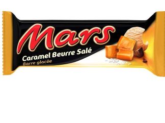 BARRES MARS CARAMEL BEURRE SALE